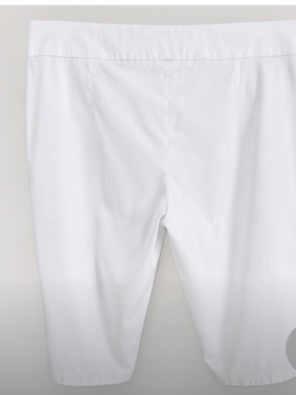 Rekucci White Pull-On Capri Pants Women's 18 Tall - Picture 2 of 5